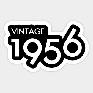 Vintage 1956 Gift 64th Birthday Party Sticker